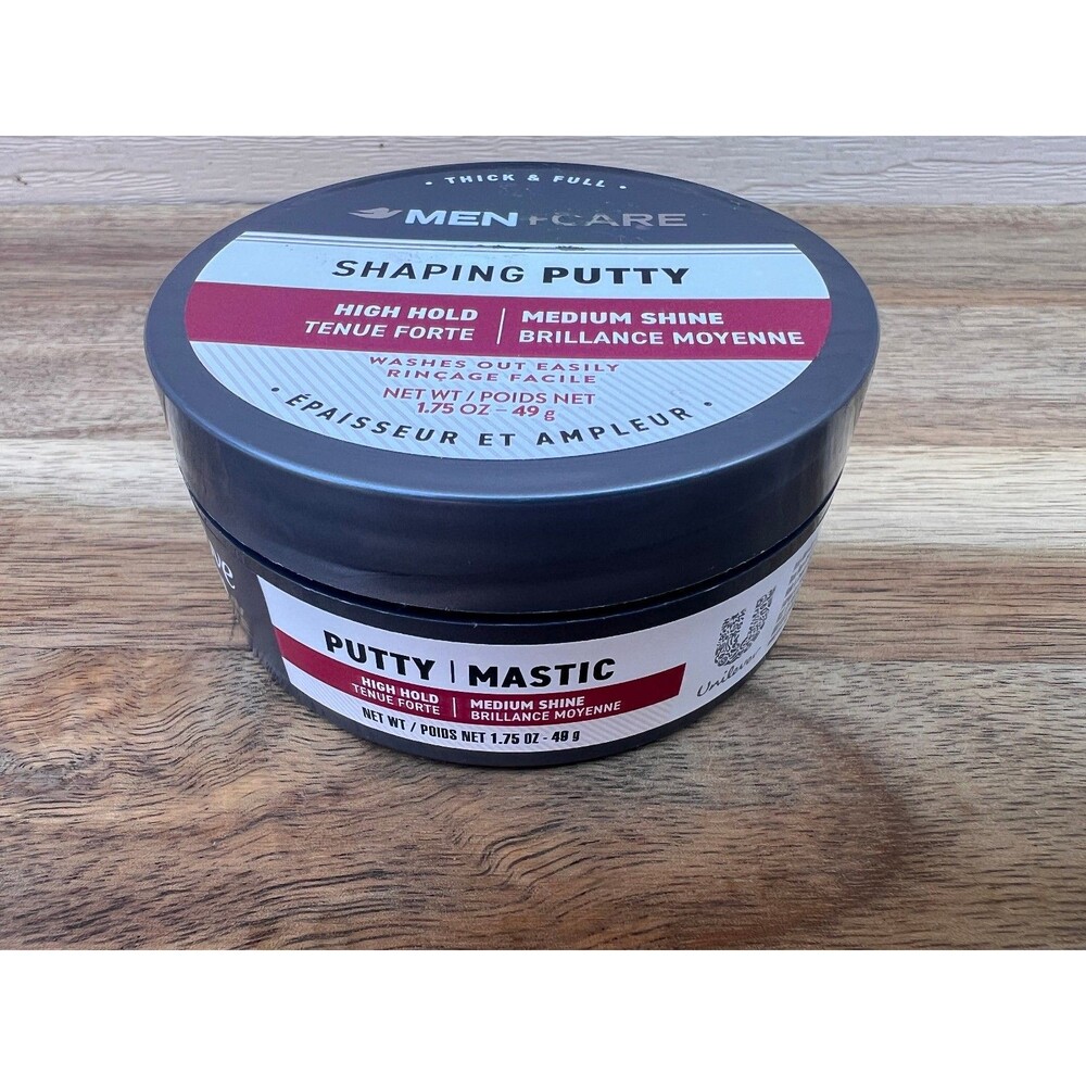 Dove Men + Care Shaping Putty Hair Product High Hold Medium Shine Thick Full